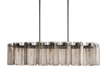 Delsie Fluted Striking Oval Chandelier