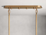 Delsie Grooved Glass Oval Chandelier