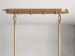 Delsie Fluted Striking Oval Chandelier
