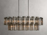 Delsie Glass Oval Chandelier