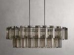 Delsie Glass Oval Chandelier