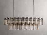 Delsie Fluted Striking Oval Chandelier