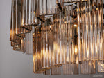 Delsie Fluted Striking Oval Chandelier