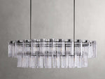 Delsie Glass Oval Chandelier