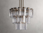 Delsie Grooved Glass Round Chandelier