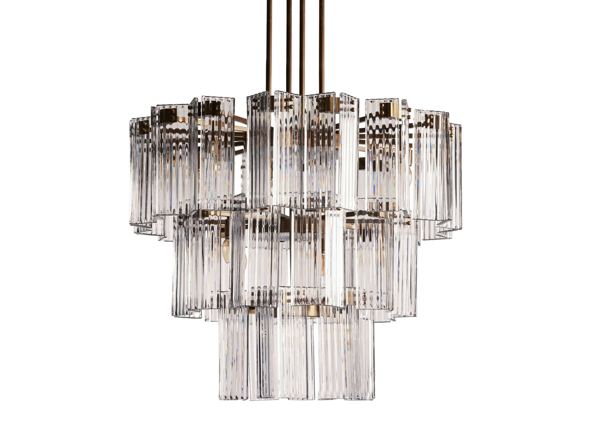 Delsie Fluted Striking Round Chandelier