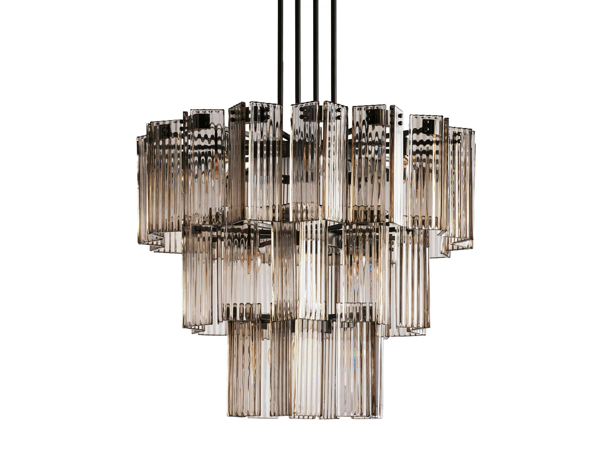 Delsie Fluted Striking Round Chandelier