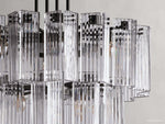 Delsie Grooved Glass Round Chandelier