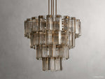 Delsie Grooved Glass Round Chandelier