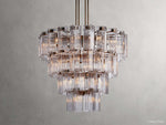 Delsie Grooved Glass Round Chandelier