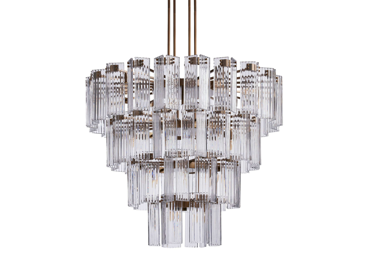 Delsie Fluted Striking Round Chandelier