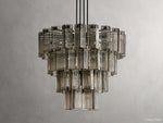 Delsie Grooved Glass Round Chandelier