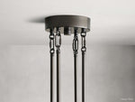 Delsie Fluted Striking Round Chandelier