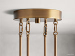 Delsie Grooved Glass Round Chandelier