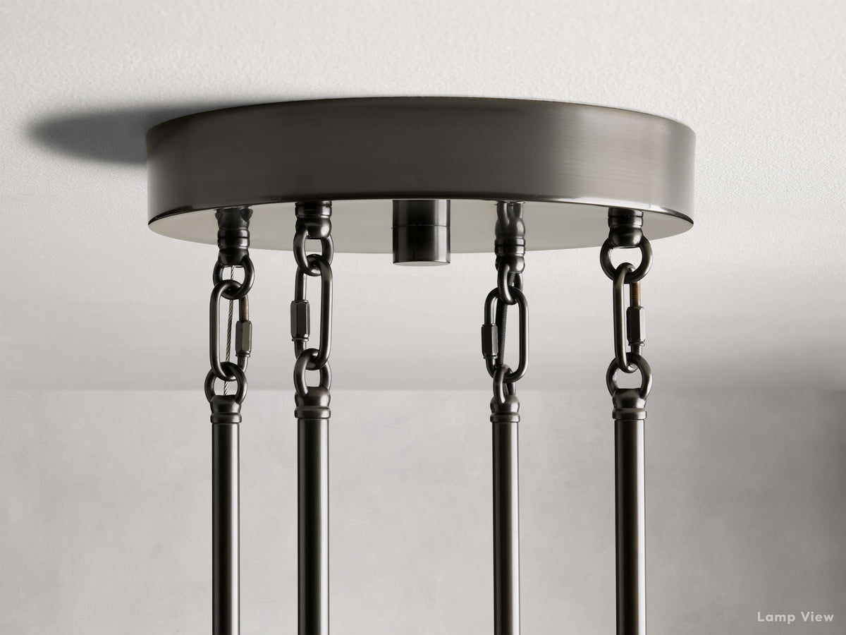 Delsie Fluted Striking Round Chandelier