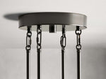 Delsie Grooved Glass Round Chandelier