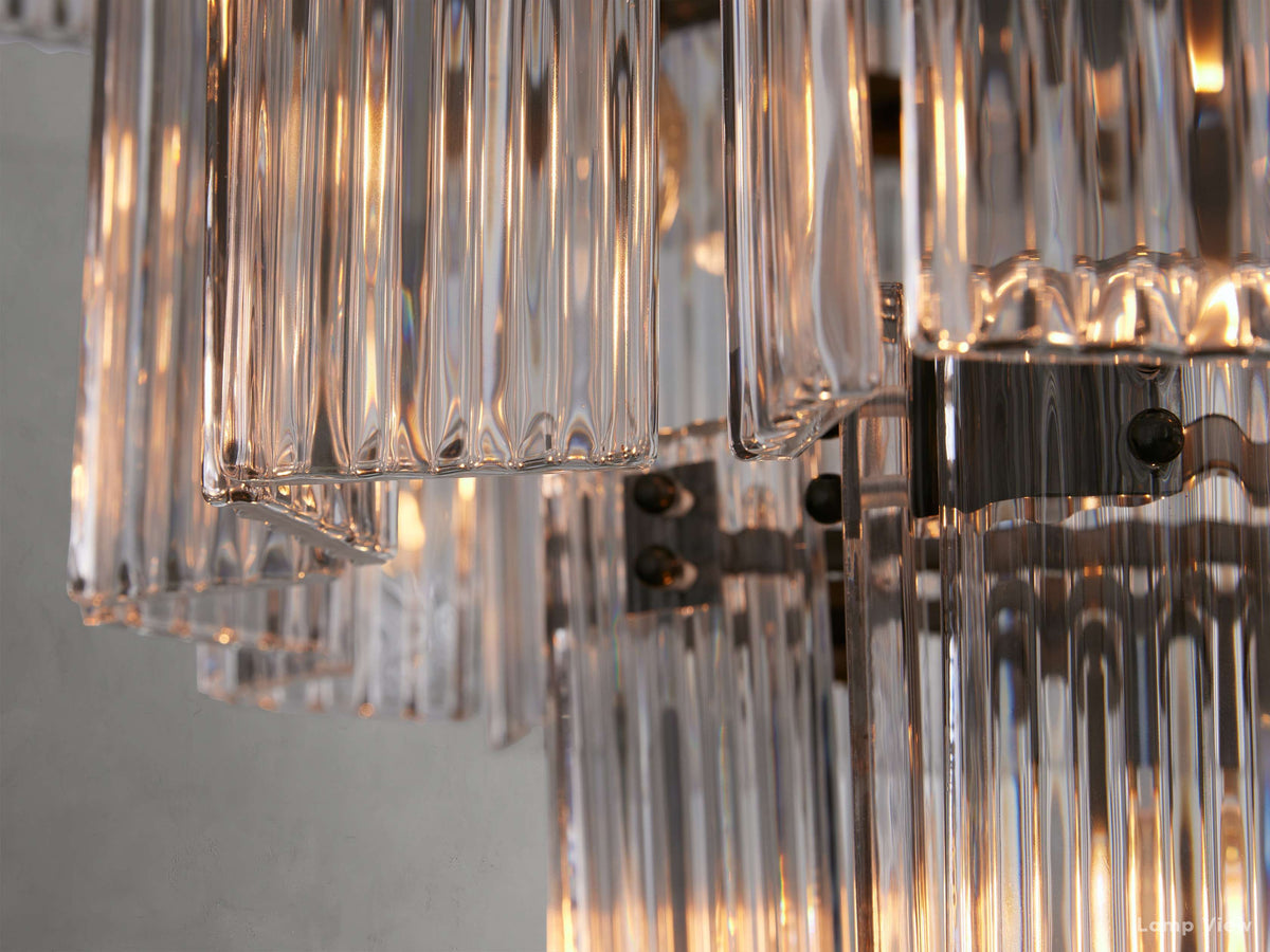 Delsie Fluted Striking Round Chandelier