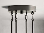 Delsie Grooved Glass Round Chandelier