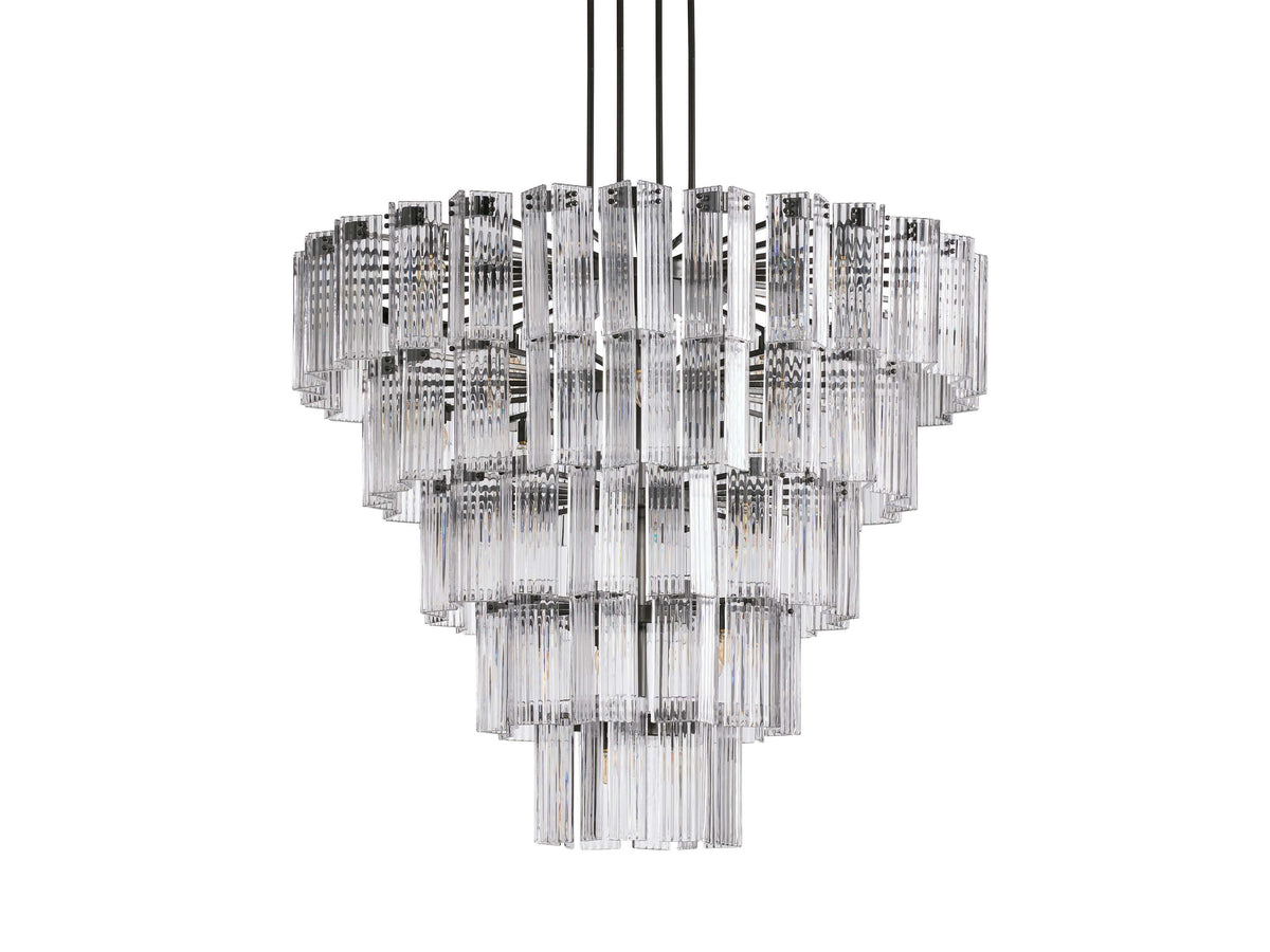 Delsie Fluted Striking Round Chandelier