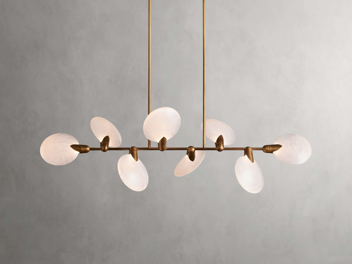 Lyla Floral Glow Linear Chandelier