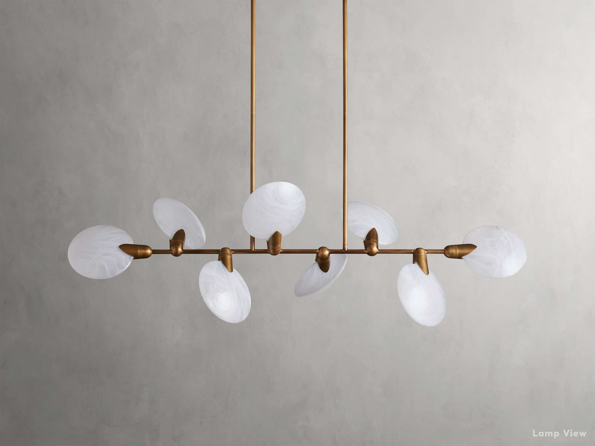 Lyla Aura Petal Linear Chandelier