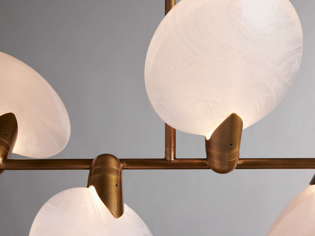 Lyla Floral Glow Linear Chandelier