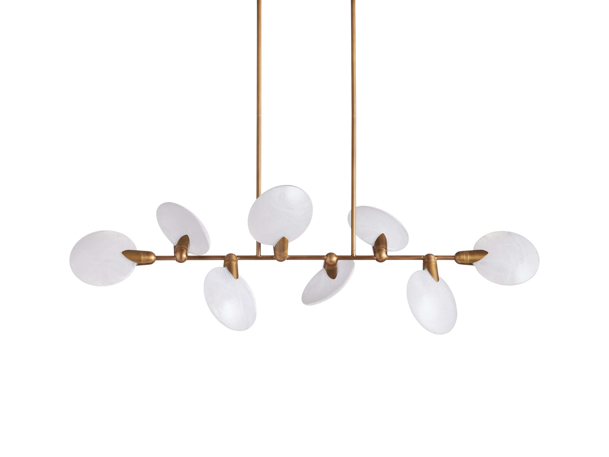 Lyla Floral Glow Linear Chandelier