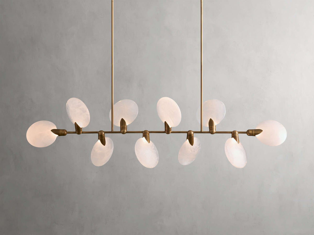 Lyla Floral Glow Linear Chandelier