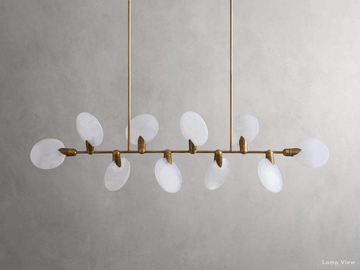 Lyla Floral Glow Linear Chandelier