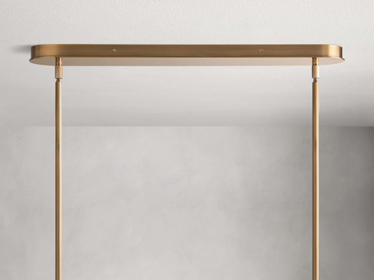Lyla Floral Glow Linear Chandelier