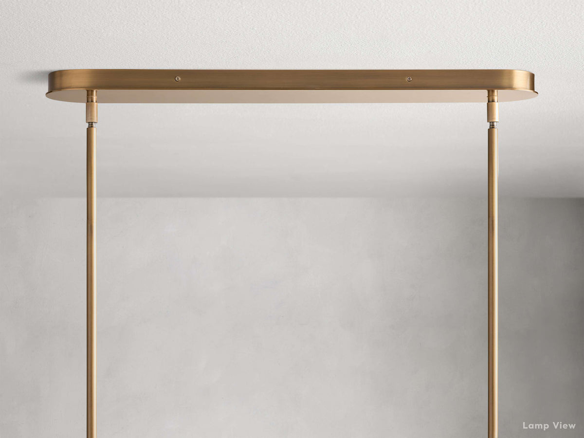 Lyla Aura Petal Linear Chandelier