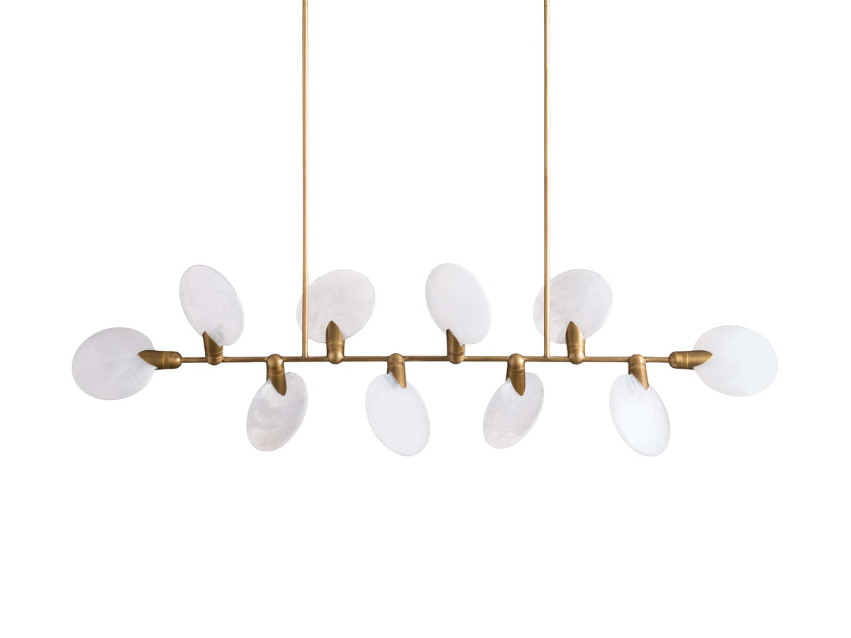 Lyla Floral Glow Linear Chandelier