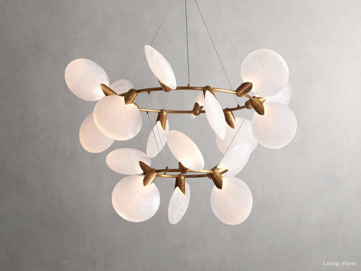 Lyla Aura Petal Two-Tier Chandelier