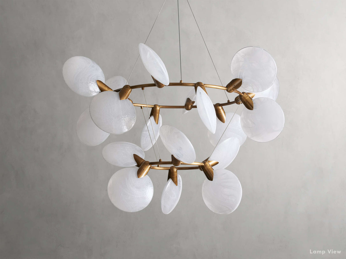 Lyla Aura Petal Two-Tier Chandelier
