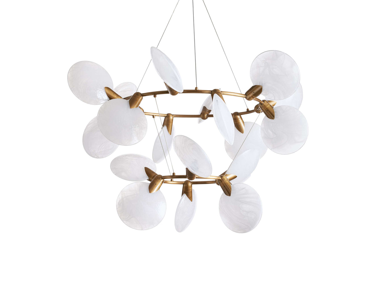 Lyla Floral Glow Two-Tier Chandelier