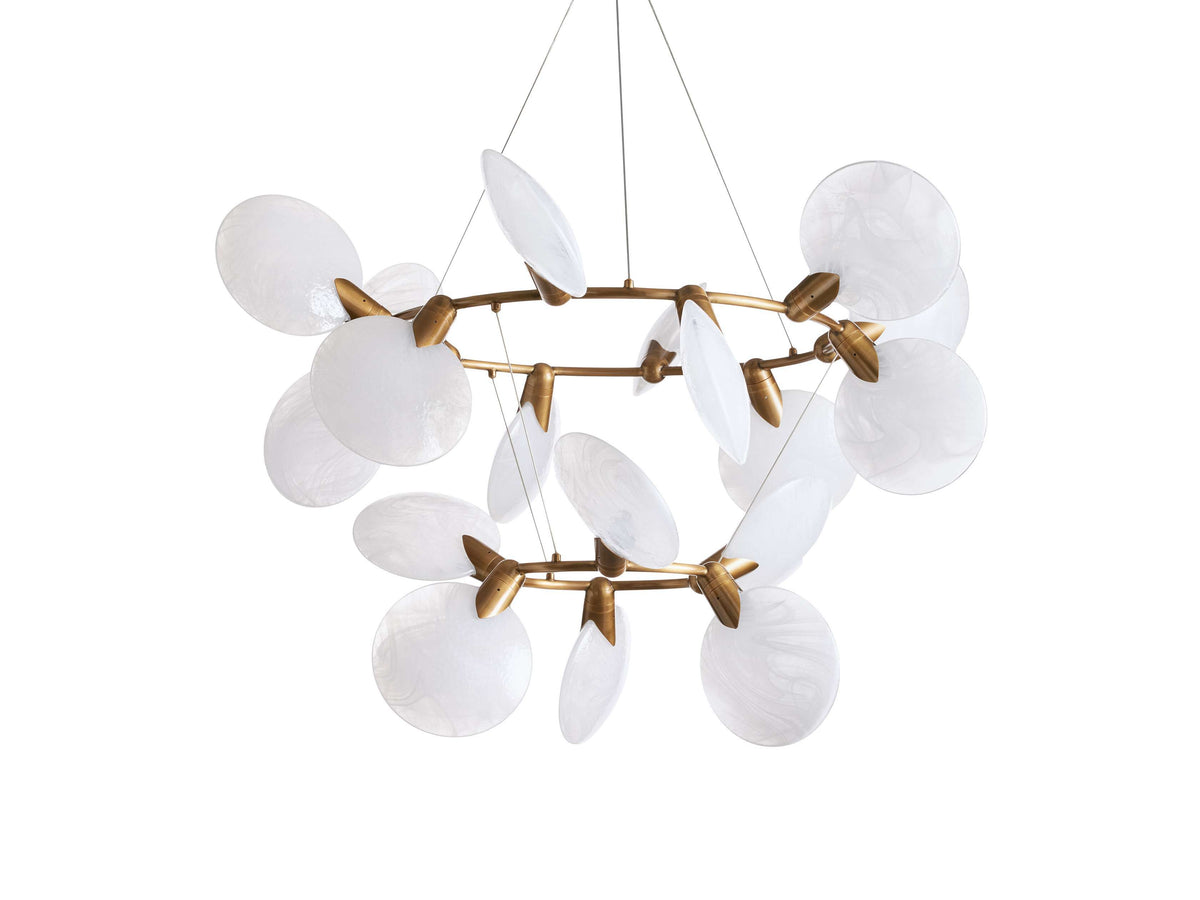 Lyla Aura Petal Two-Tier Chandelier