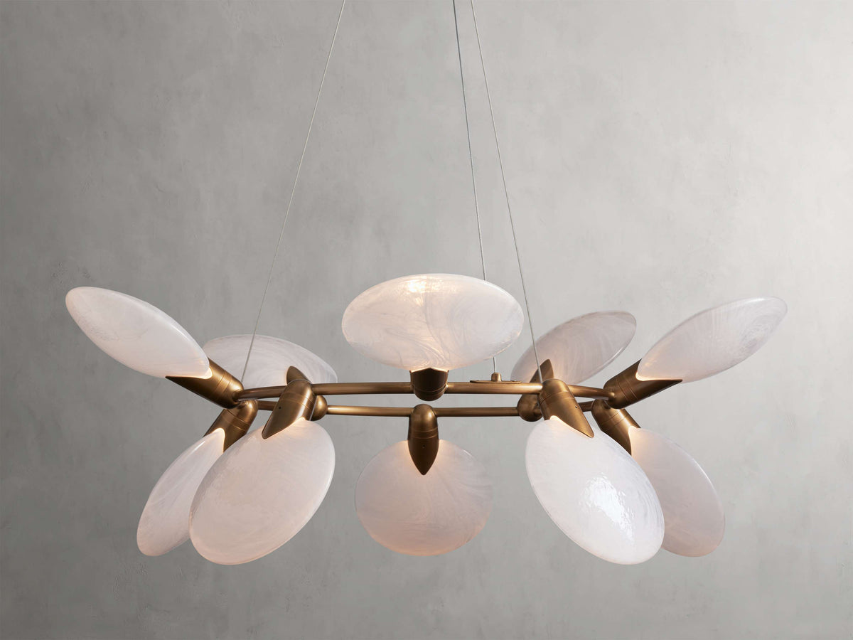 Lyla Aura Petal Round Chandelier