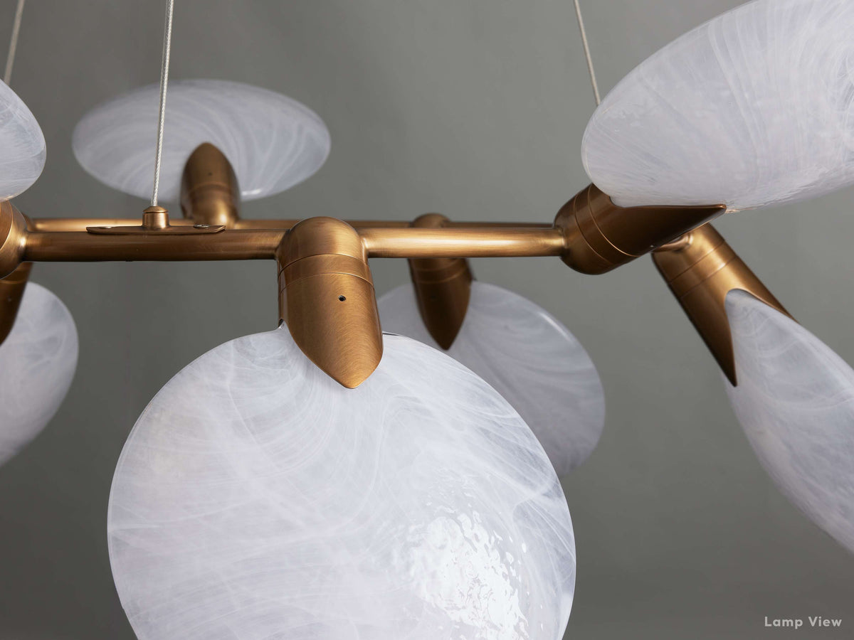 Lyla Aura Petal Round Chandelier