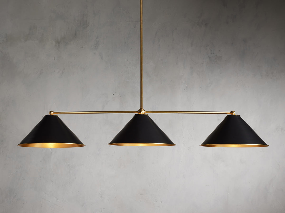 Arno Dual Tone Linear Chandelier