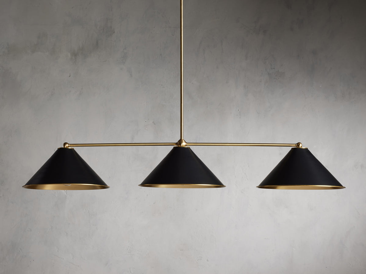 Arno Dual Tone Linear Chandelier