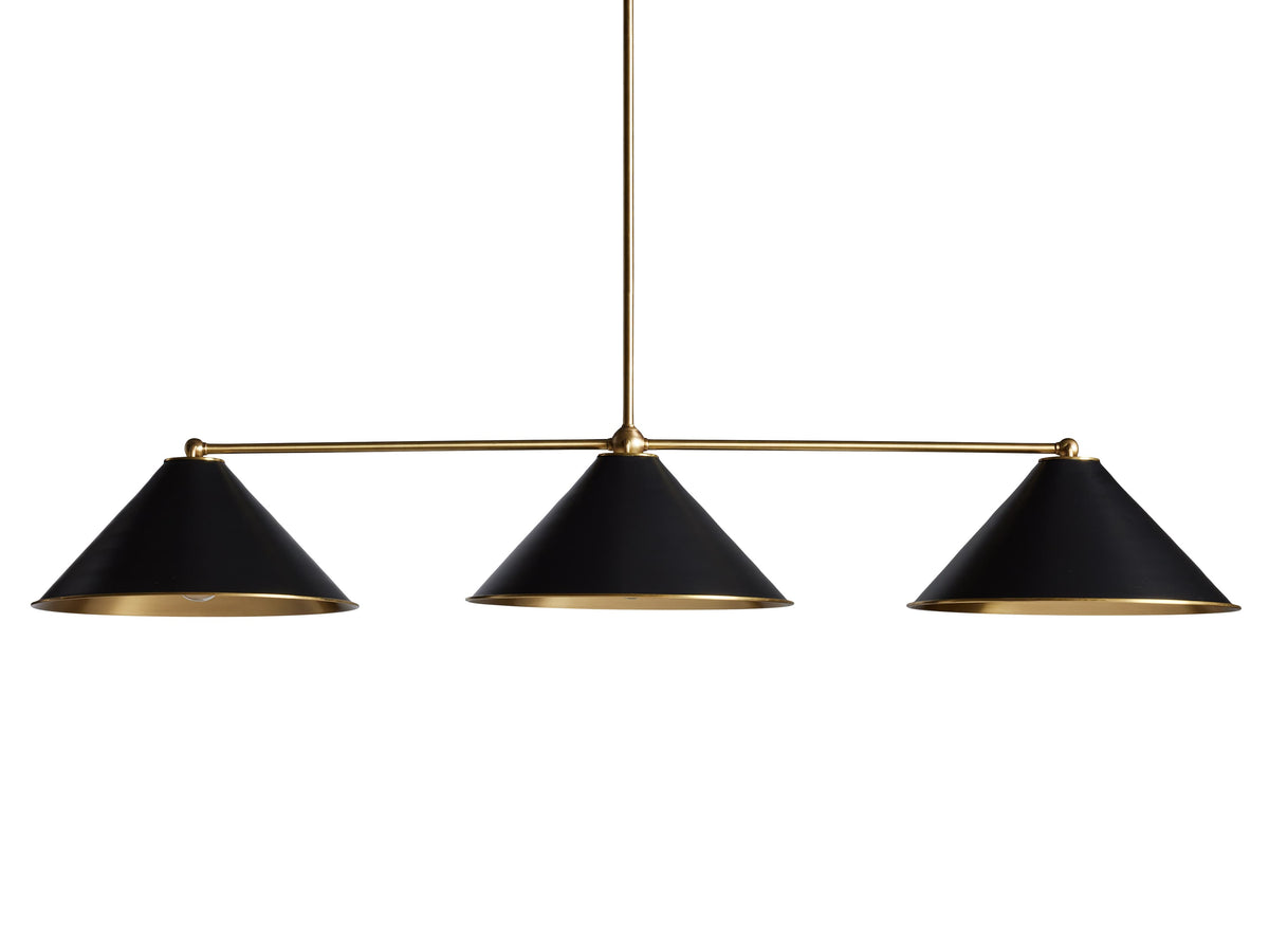 Arno Dual Tone Linear Chandelier
