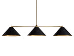 Arno Dual Tone Linear Chandelier