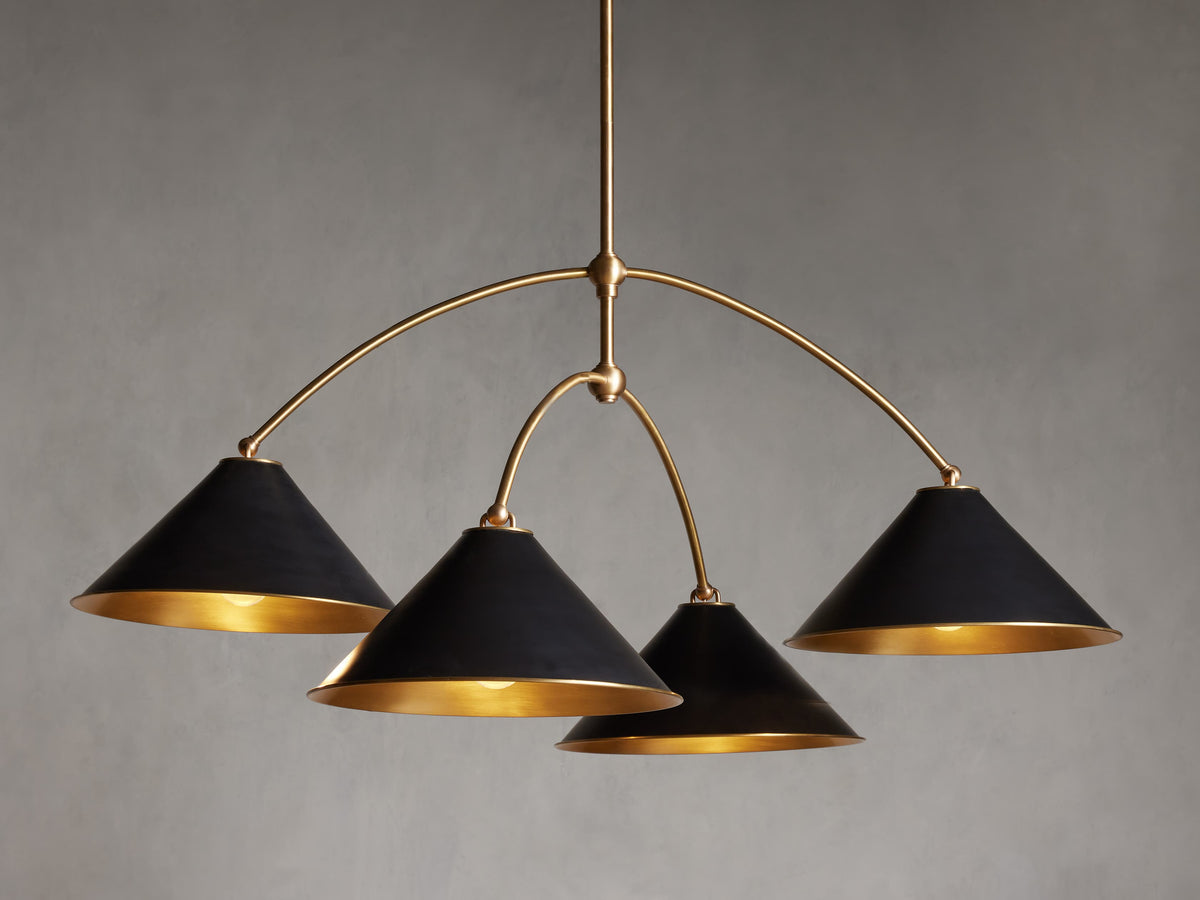 Arno Dual Tone Round Chandelier