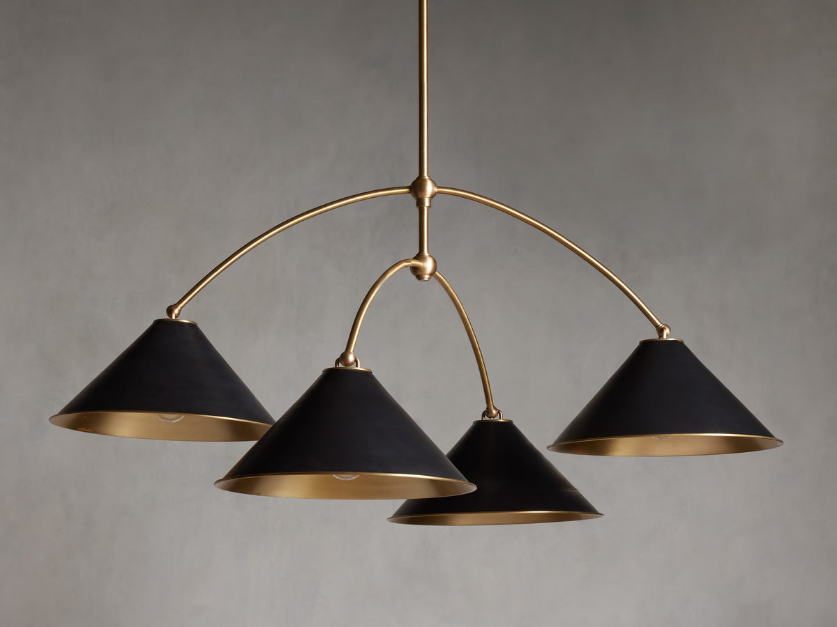 Arno Dual Tone Round Chandelier