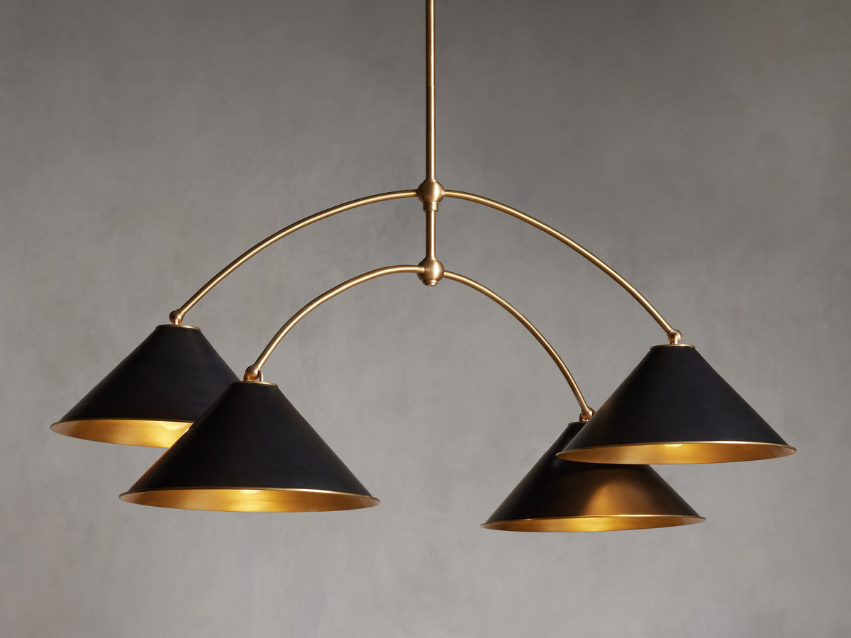 Arno Dual Tone Round Chandelier