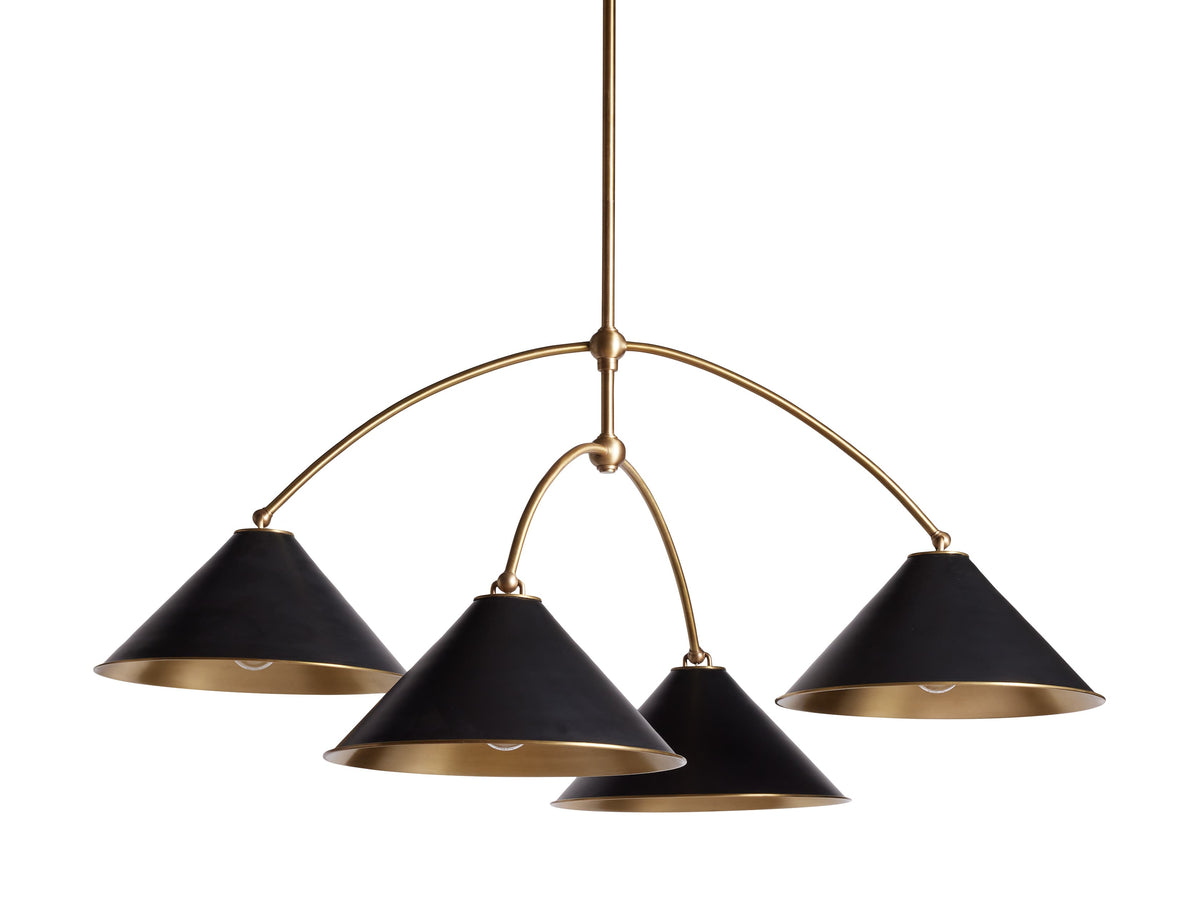 Arno Dual Tone Round Chandelier