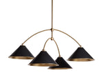 Arno Dual Tone Round Chandelier