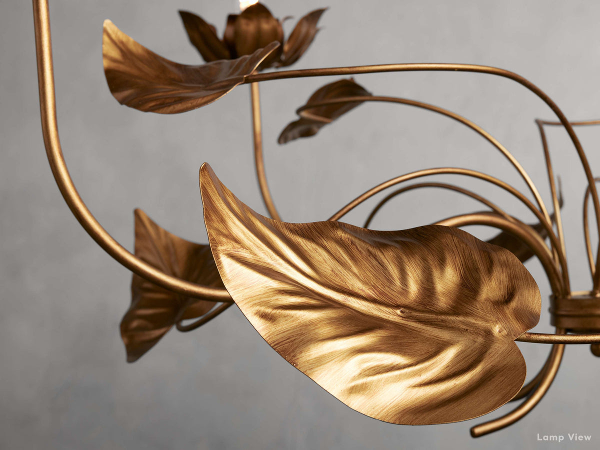 NinfeaIntricate Leaf Round Chandelier