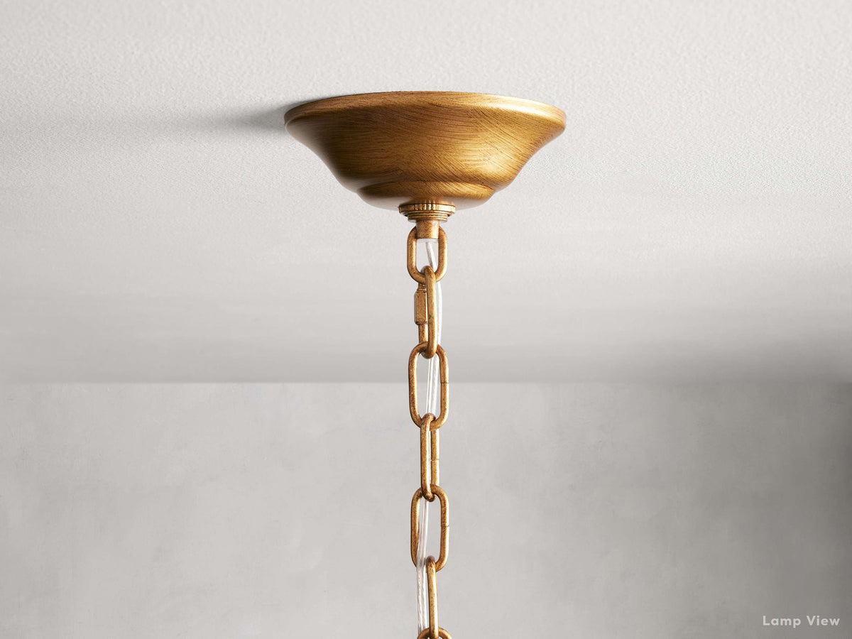 NinfeaIntricate Leaf Round Chandelier
