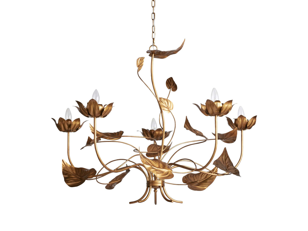 NinfeaIntricate Leaf Round Chandelier